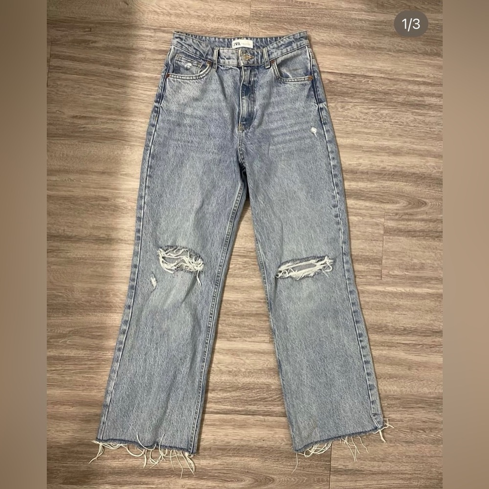 Zara wide leg jeans (like new)